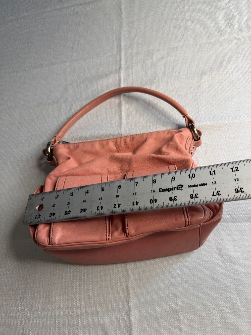 Marc Jacobs Blake Blush Pink Y2K Leather Multi Pocket Hobo Purse Handbag - Picture 12 of 16